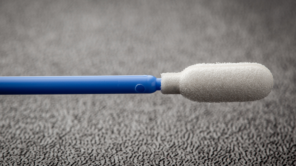 FoamTec HT1001 CleanWIPE Swab End Close Up